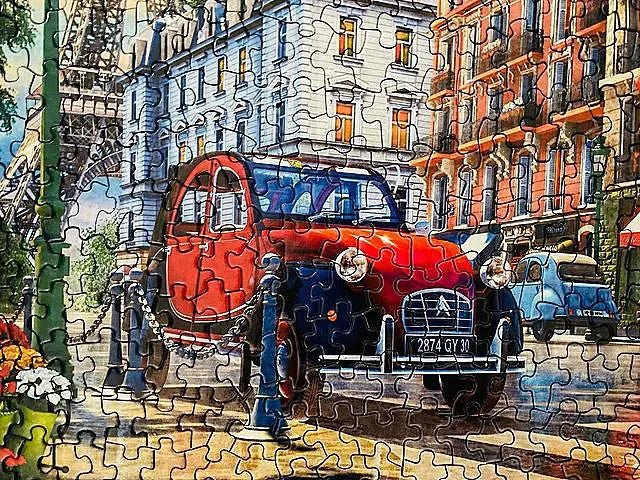 Majestic by Springbok Paris Street Life 1000 Piece Jigsaw Puzzle  | Springbok Puzzles