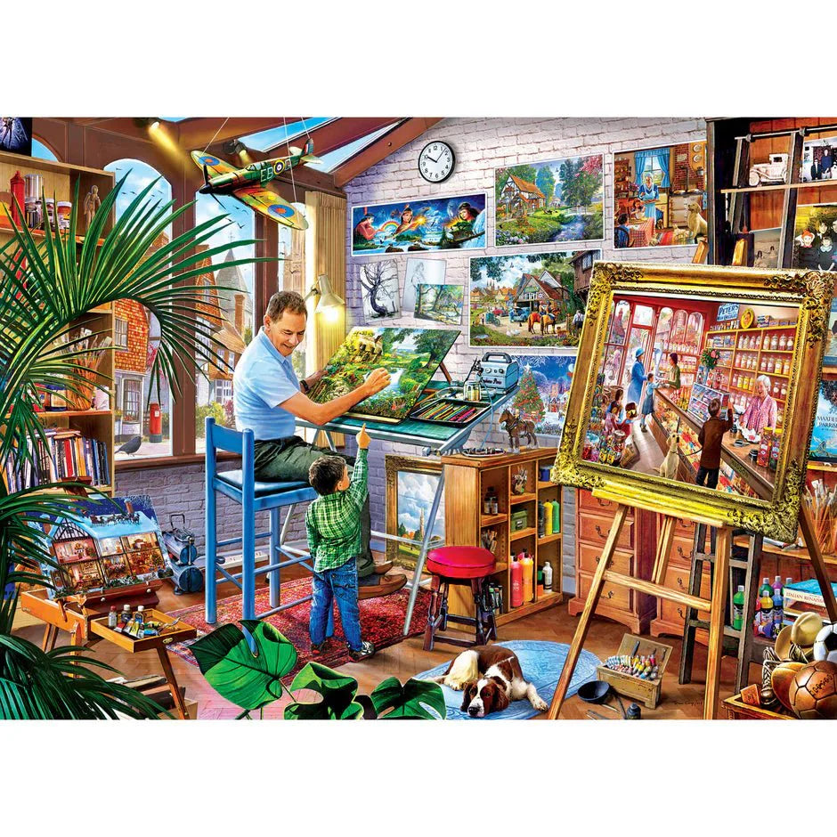 Masterpiece Gallery: Gallery on the Square – 1000 Piece Jigsaw Puzzle by MasterPieces