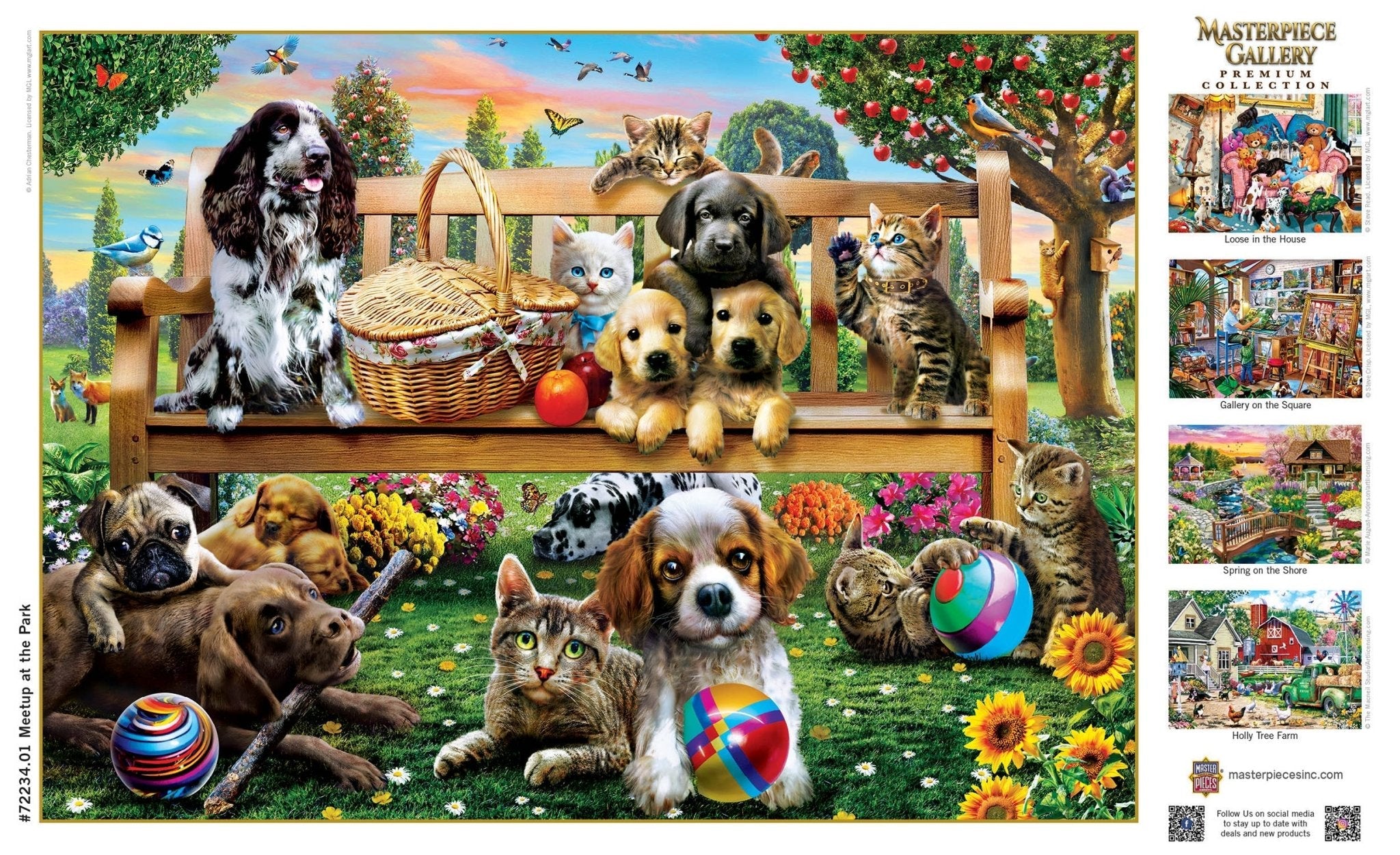 Masterpiece Gallery - Meetup at the Park 1000 Piece Puzzle by Masterpieces Puzzles