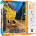 Masterpieces of Art - Cafe Terrace at Night 1000 Piece Jigsaw Puzzle | Masterpieces