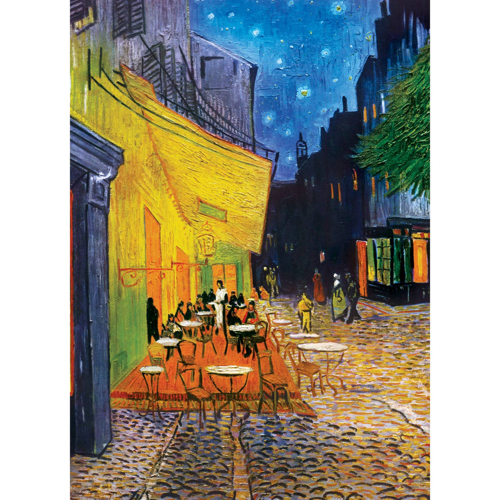 Masterpieces of Art - Cafe Terrace at Night 1000 Piece Jigsaw Puzzle | Masterpieces