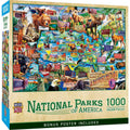 National Parks of America 1000 Piece Jigsaw Jigsaw Puzzle by Masterpieces Puzzles