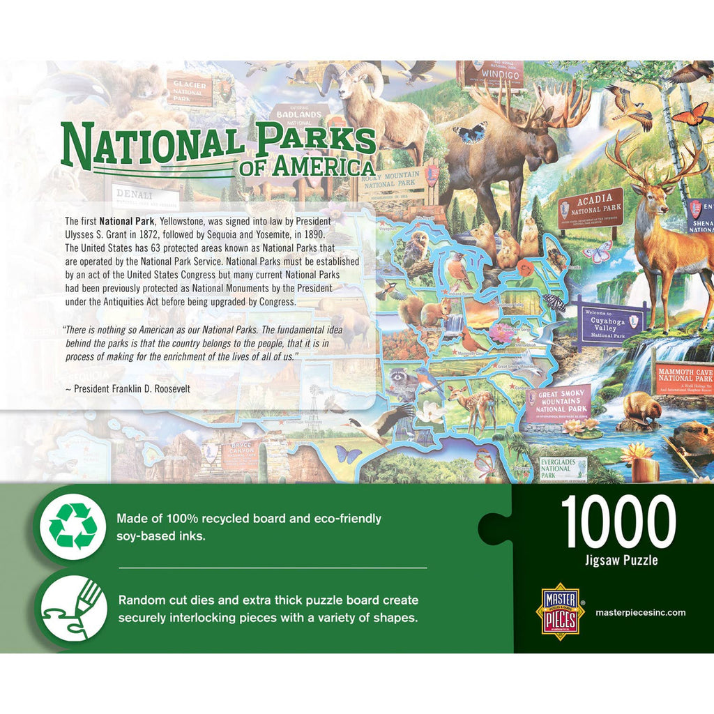 National Parks of America 1000 Piece Puzzle by Masterpieces