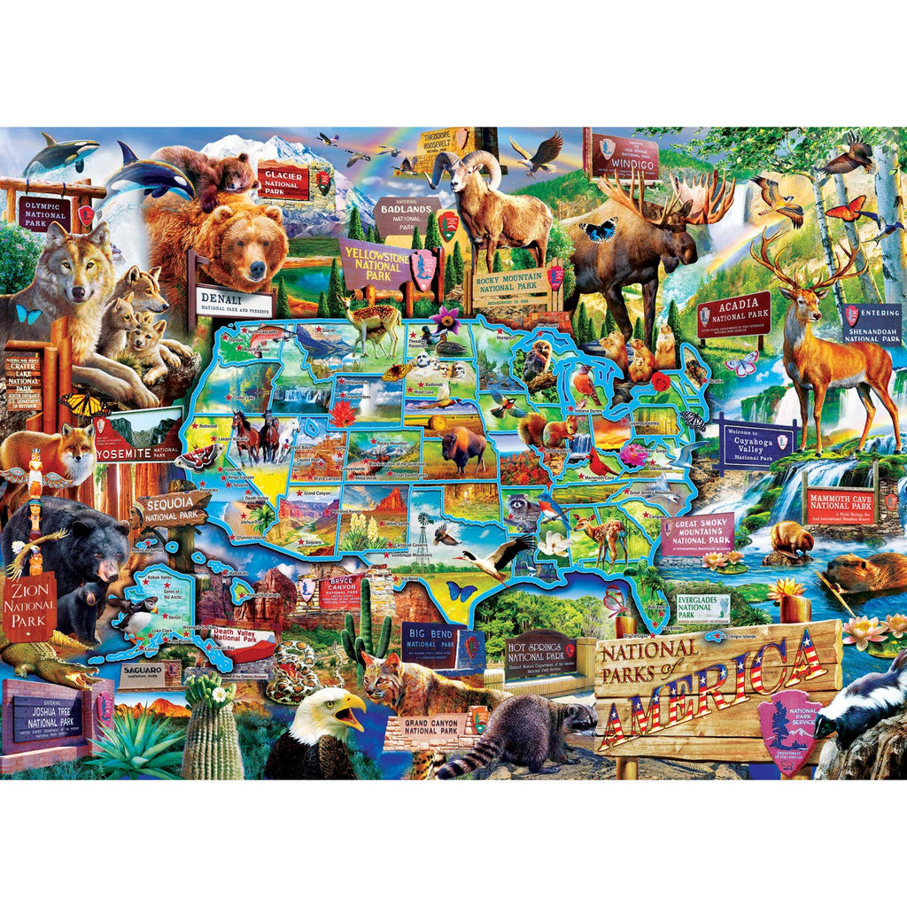 National Parks of America 1000 Piece Puzzle by Masterpieces