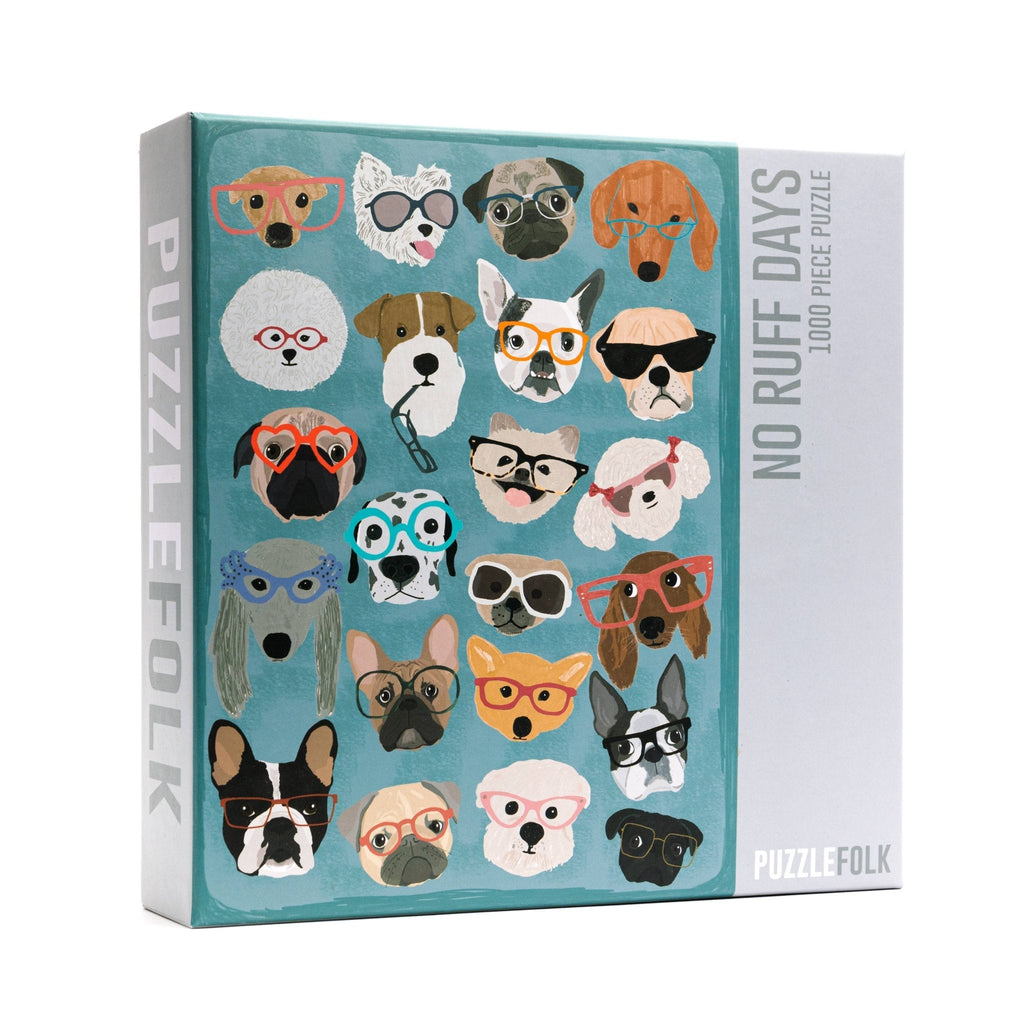 No Ruff Days 1000 Piece Dogs Puzzle by Puzzlefolk
