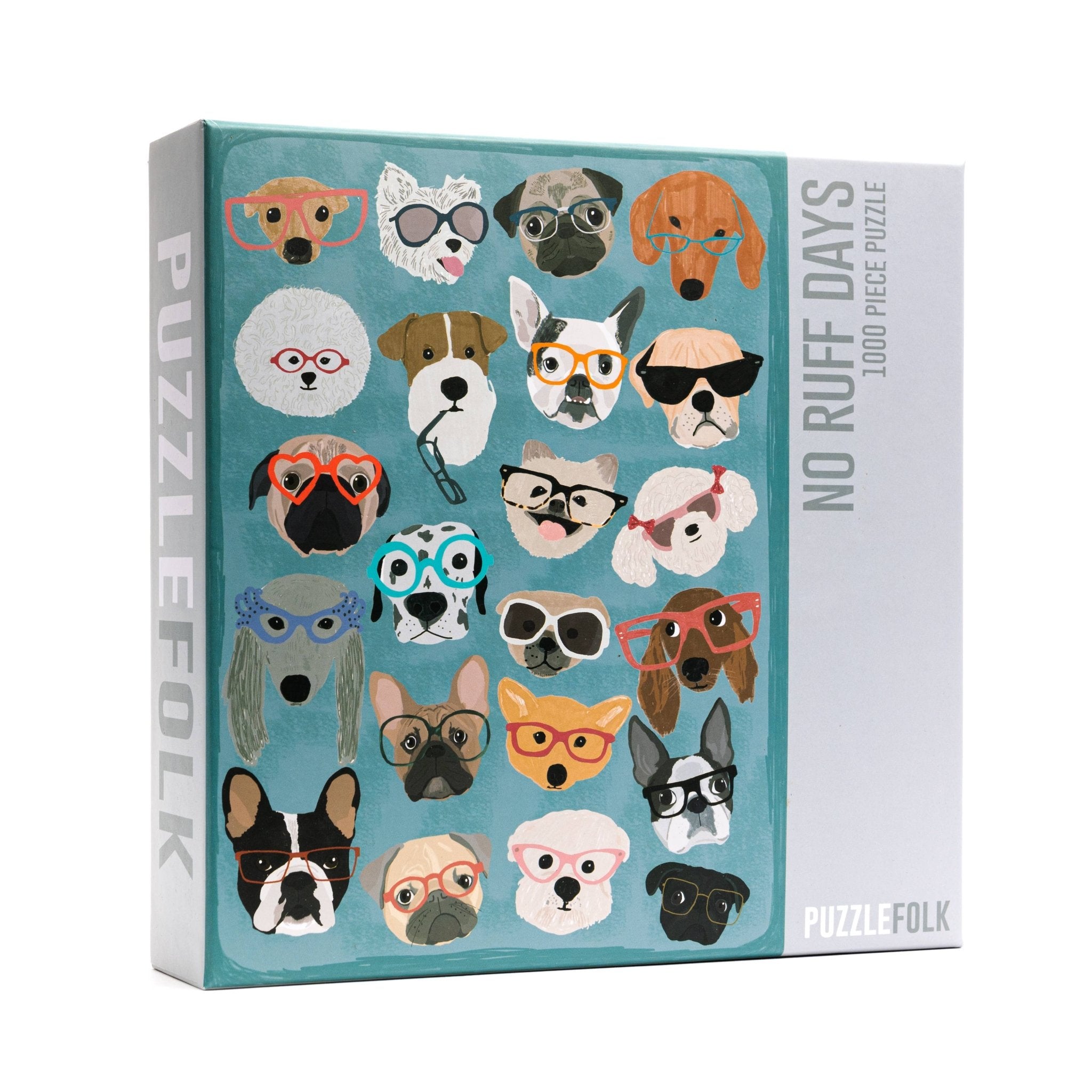 No Ruff Days 1000 Piece Dogs Puzzle by Puzzlefolk