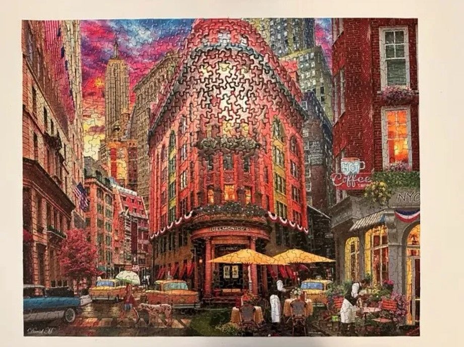 Nyc Street 1000 Piece Jigsaw Puzzle by Springbok Puzzles
