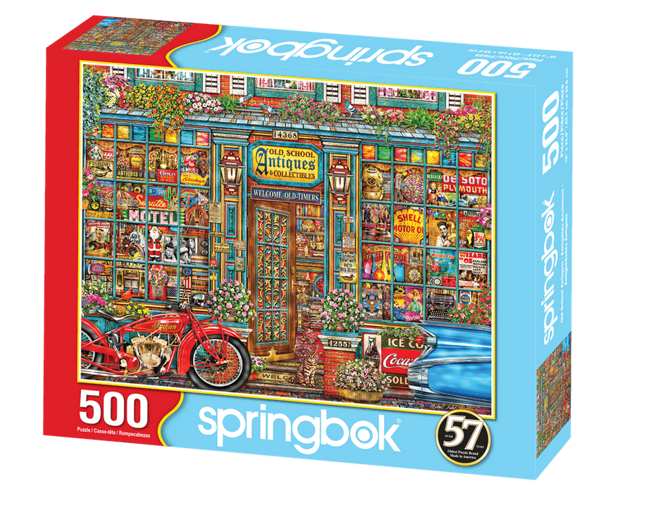 Old School Antiques 500 Piece Jigsaw Puzzle by Springbok Puzzles