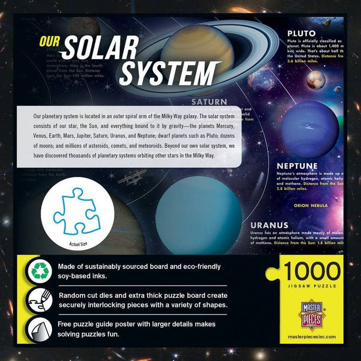 Our Solar System 1000 Piece Jigsaw Puzzle | Masterpieces