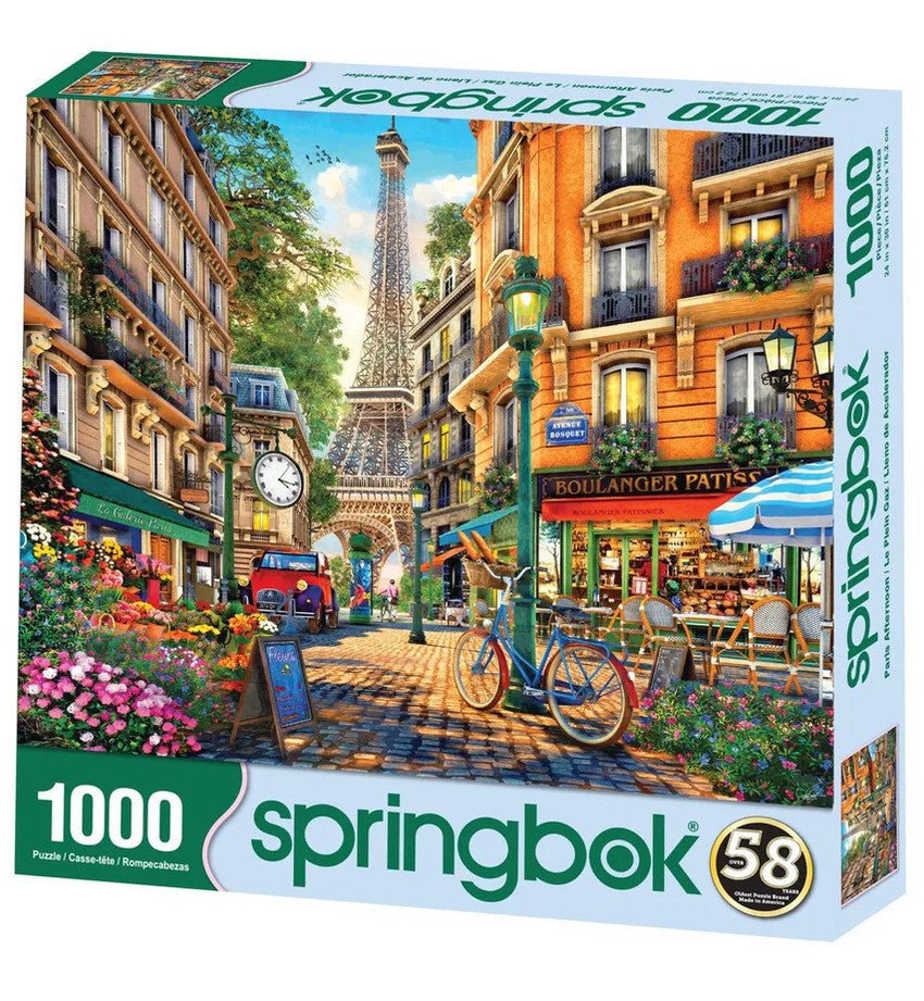 Paris Afternoon 1000 Piece Jigsaw Puzzle by Springbok Puzzles - A Stroll Through Paris
