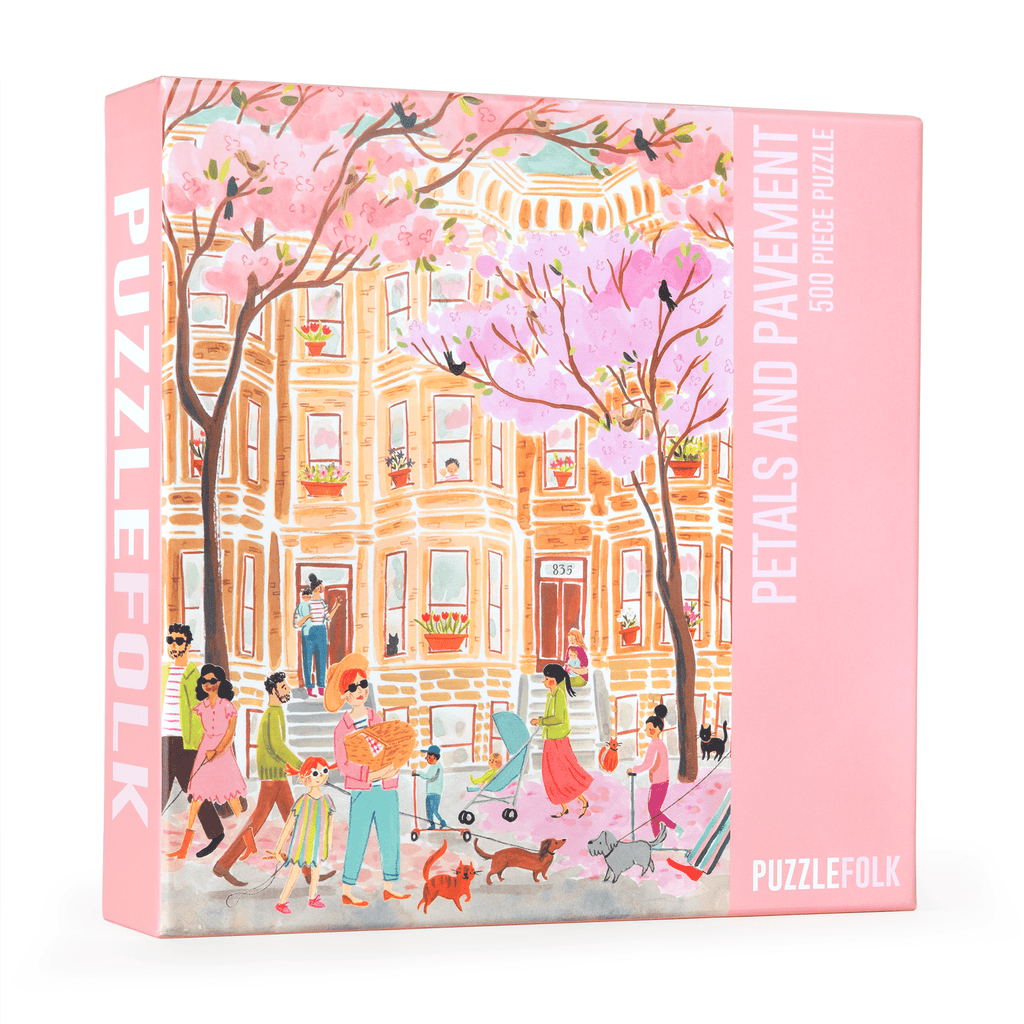 Petals and Pavement 500 Piece Jigsaw Puzzle | Puzzlefolk