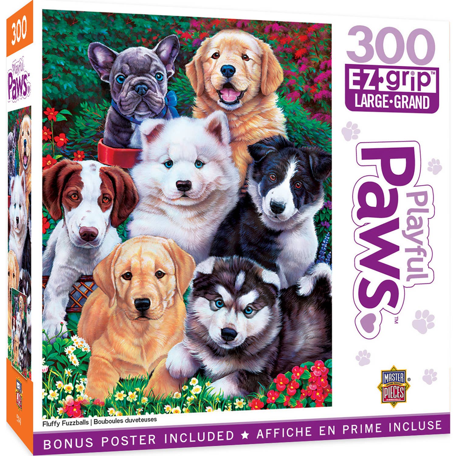 Playful Paws - Fluffy Fuzzballs 300 Piece EZ Grip Puzzle by MasterPieces