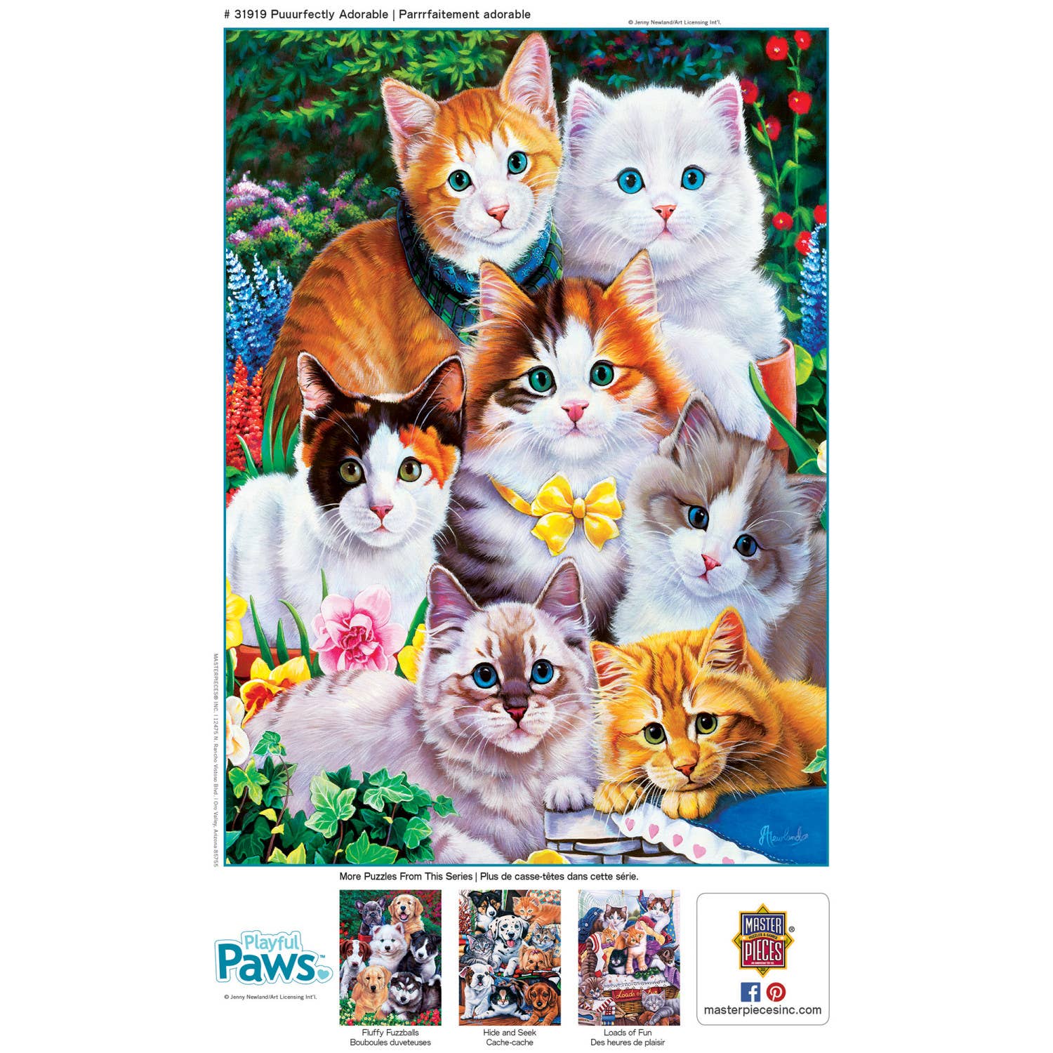Playful Paws - Puuurfectly Adorable 300 Piece EZ Grip Puzzle by MasterPieces
