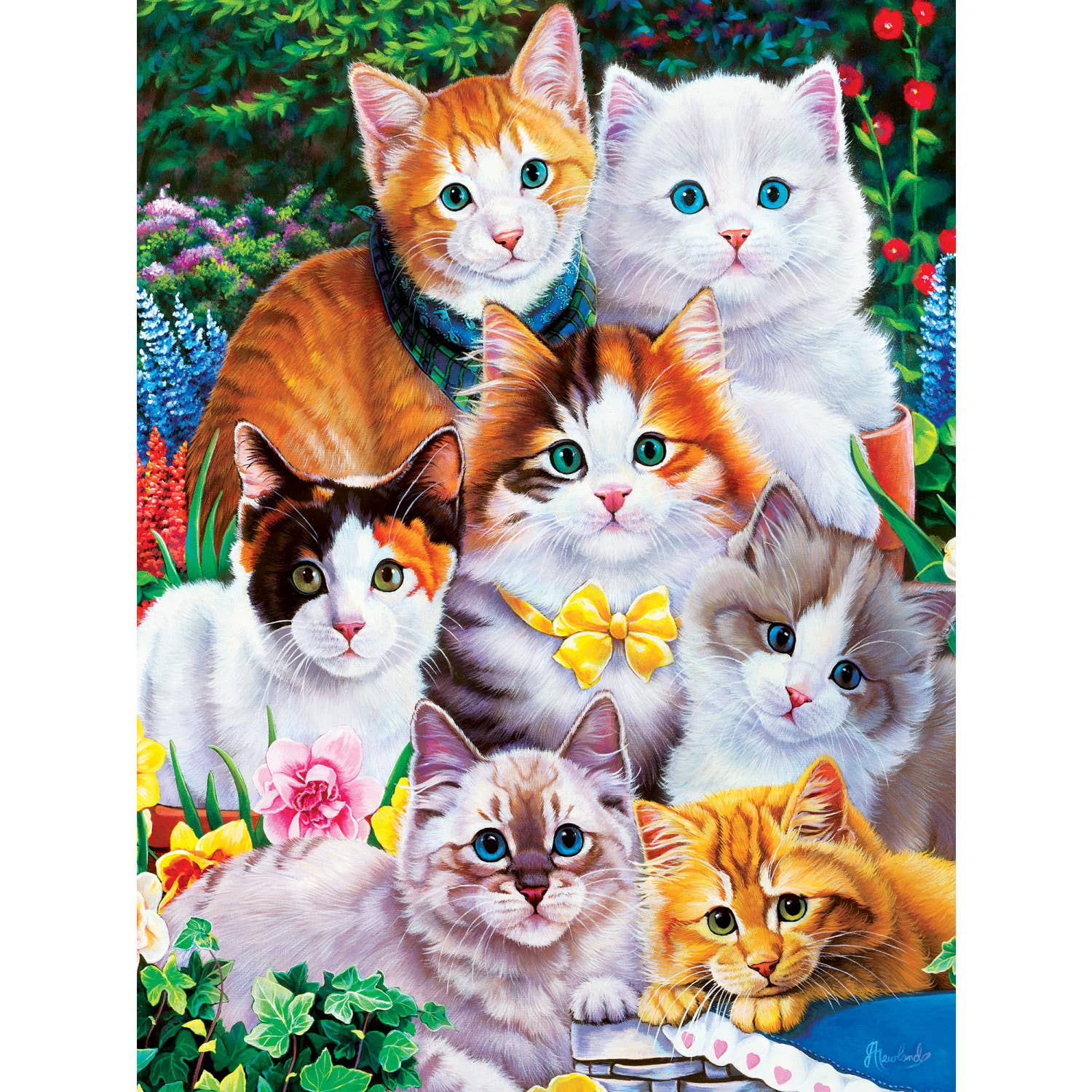 Playful Paws - Puuurfectly Adorable 300 Piece EZ Grip Puzzle by MasterPieces