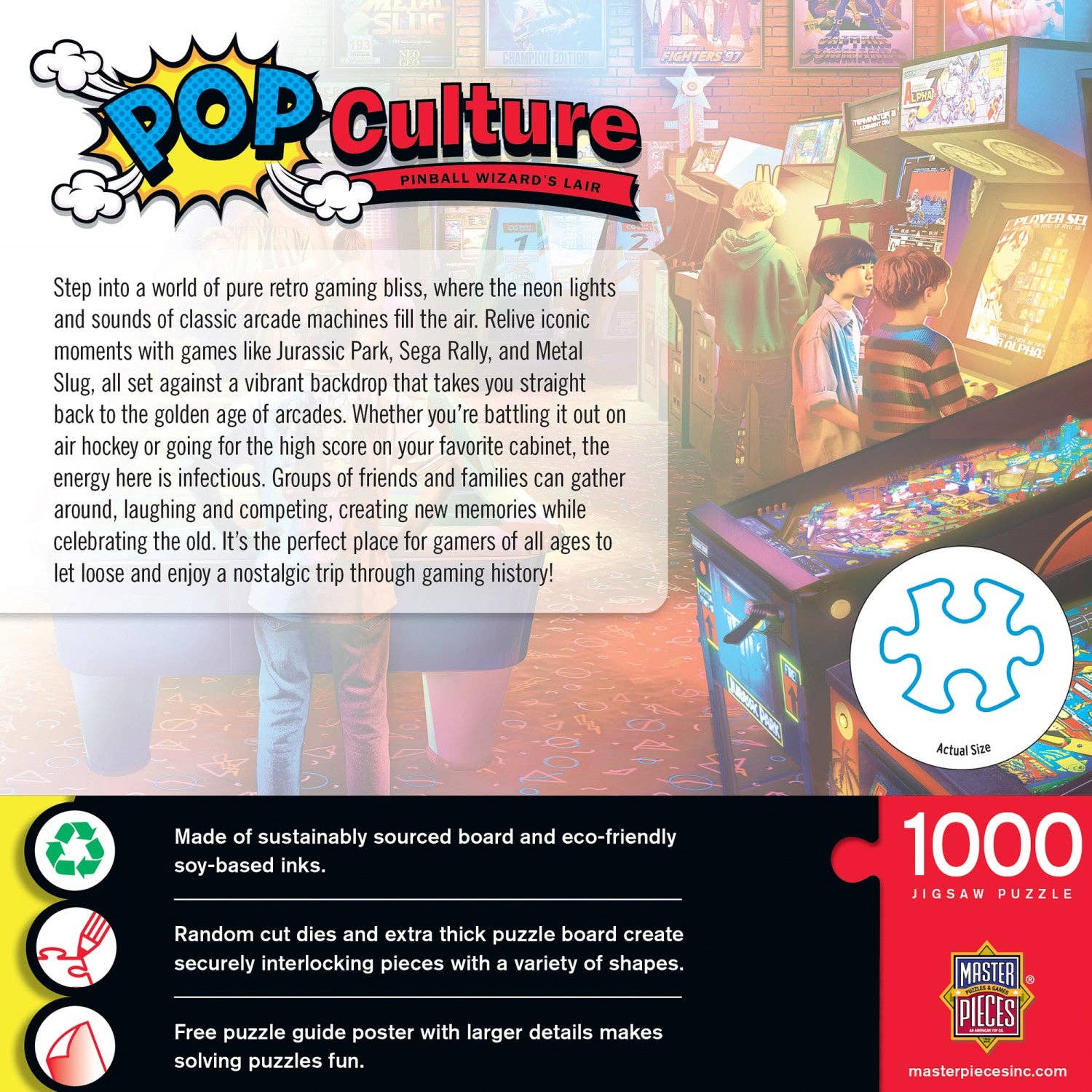 Pop Culture - Pinball Wizards Lair 1000 Piece Jigsaw Puzzle | Masterpieces Puzzles