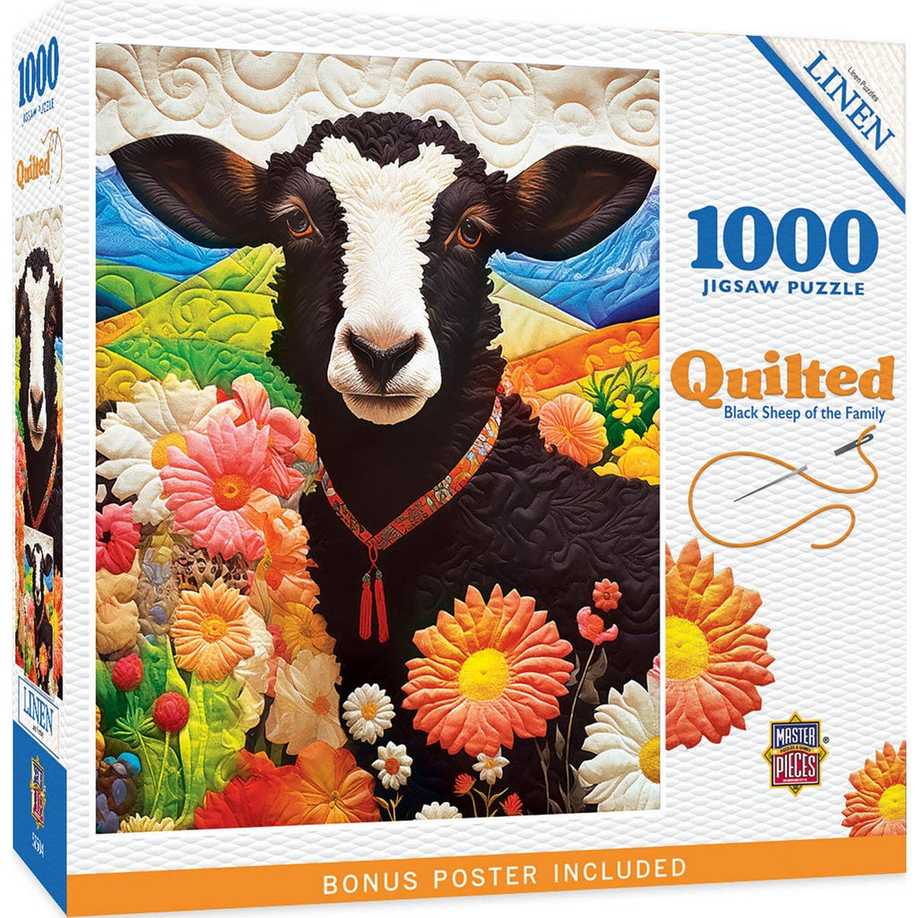 Quilted - Black Sheep of the Family 1000 Piece Puzzle | Masterpieces Puzzles