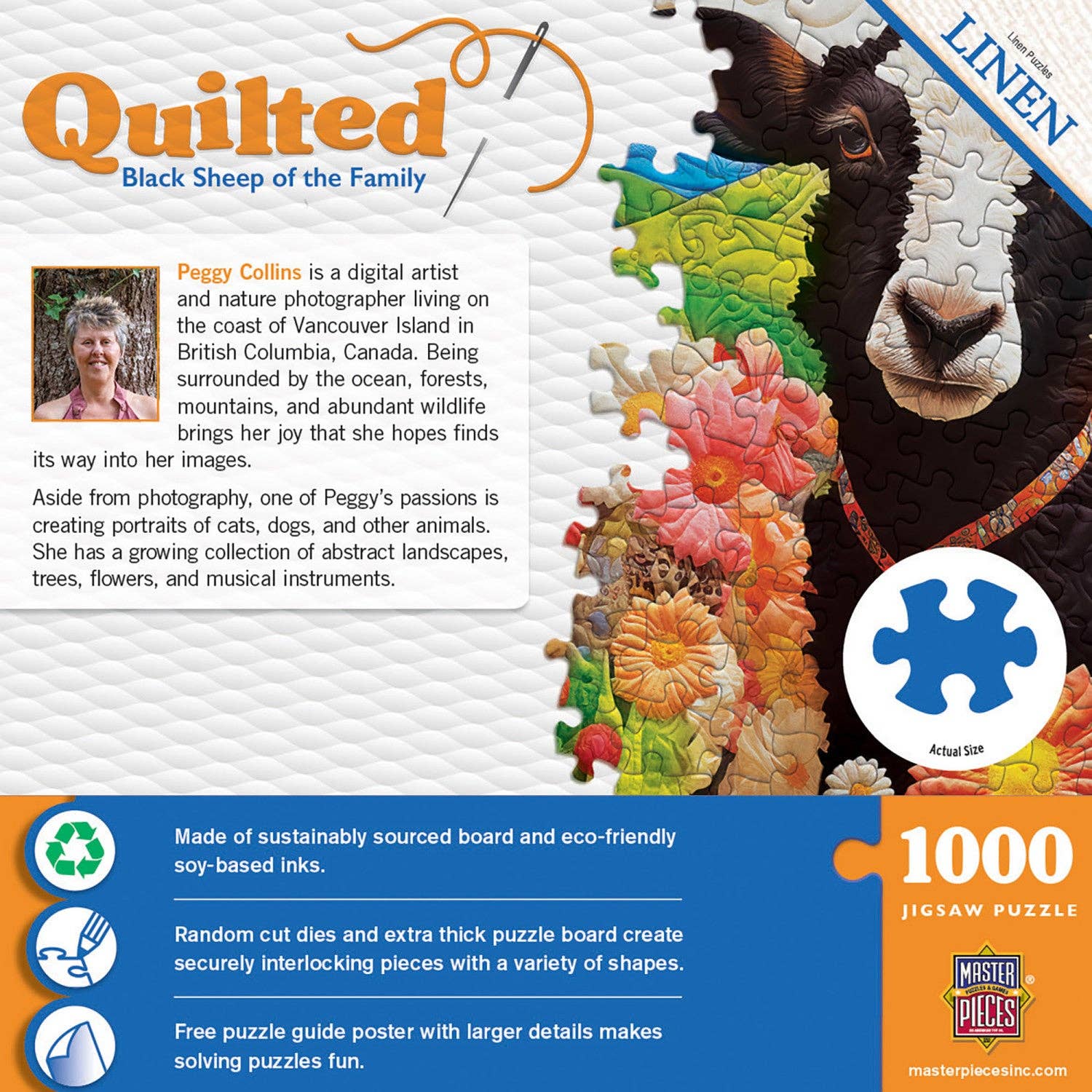 Quilted - Black Sheep of the Family 1000 Piece Puzzle | Masterpieces Puzzles