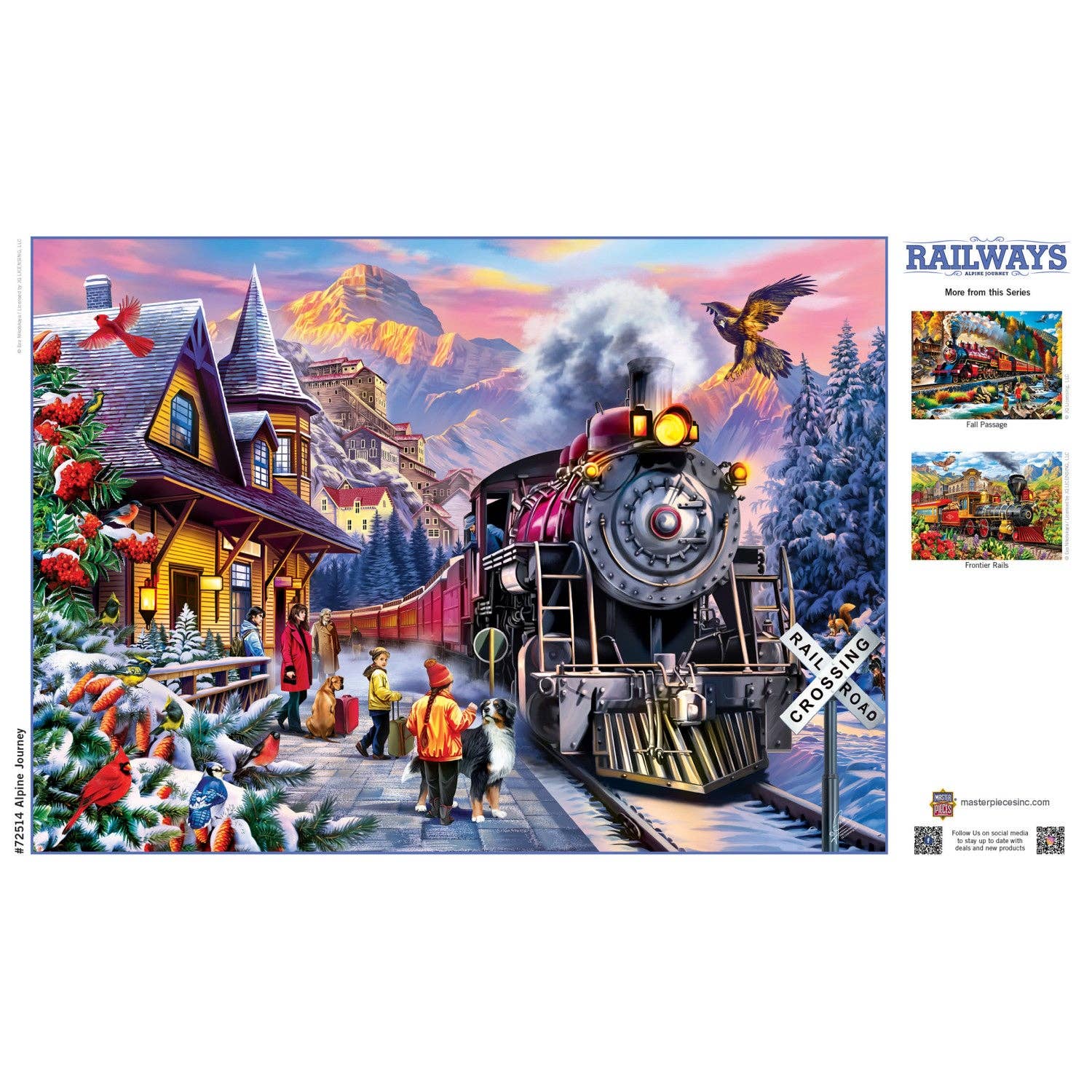 Railways - Alpine Journey 1000 Piece Jigsaw Puzzle | Masterpieces Puzzles