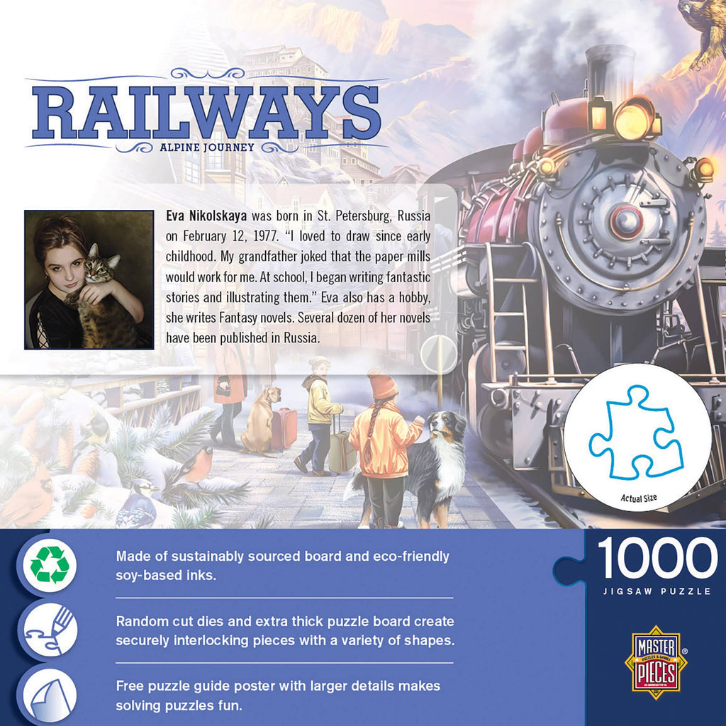 Railways - Alpine Journey 1000 Piece Jigsaw Puzzle | Masterpieces Puzzles