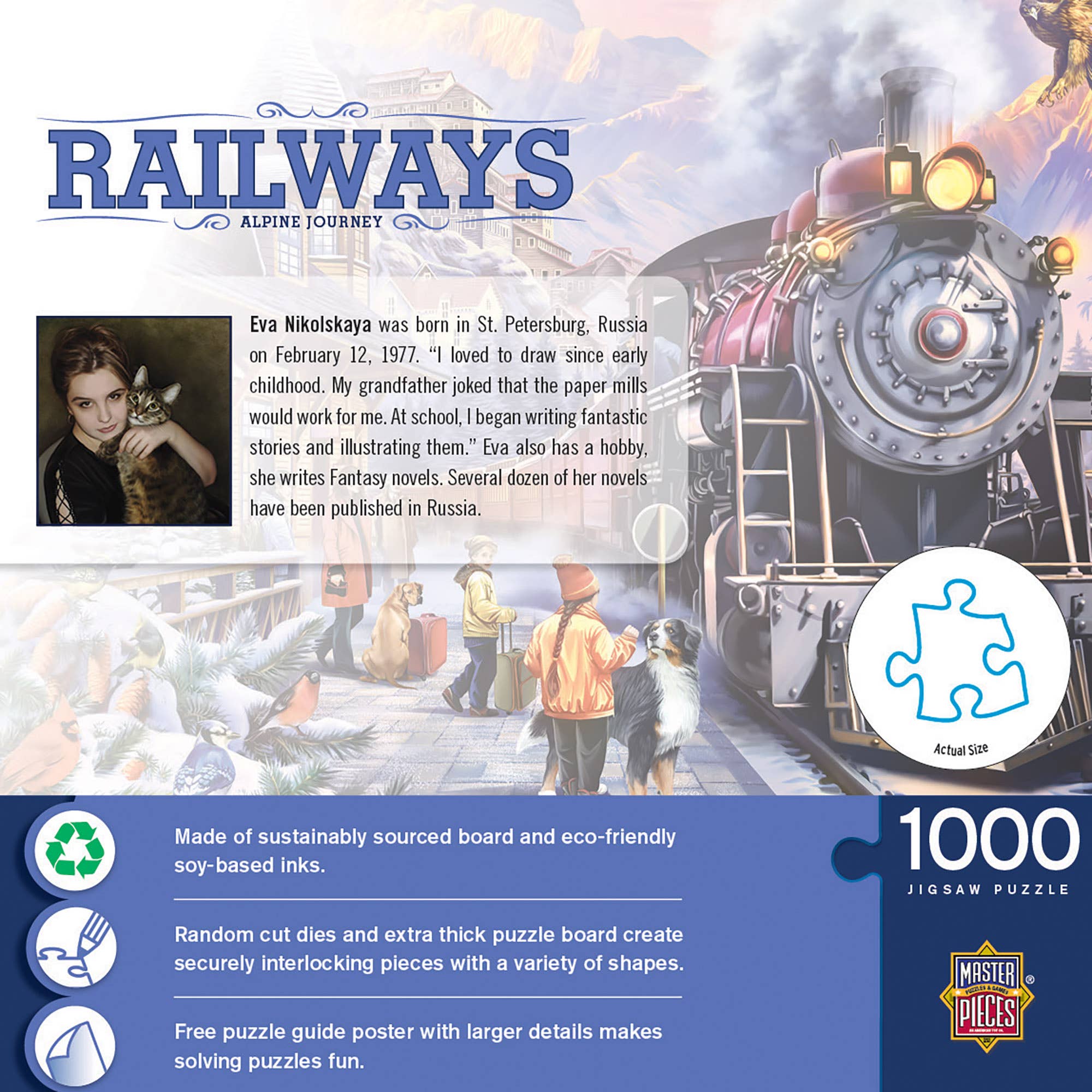 Railways - Alpine Journey 1000 Piece Jigsaw Puzzle | Masterpieces Puzzles