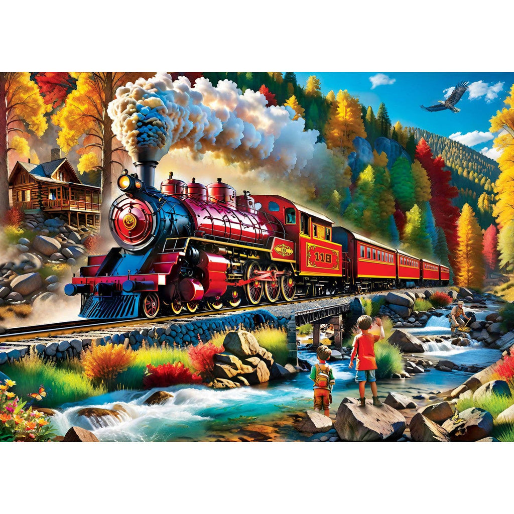 Railways - Fall Passage 1000 Piece Jigsaw Puzzle by Masterpieces Puzzles
