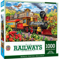 Railways Frontier Rails 1000 Piece Jigsaw Puzzle by Masterpieces
