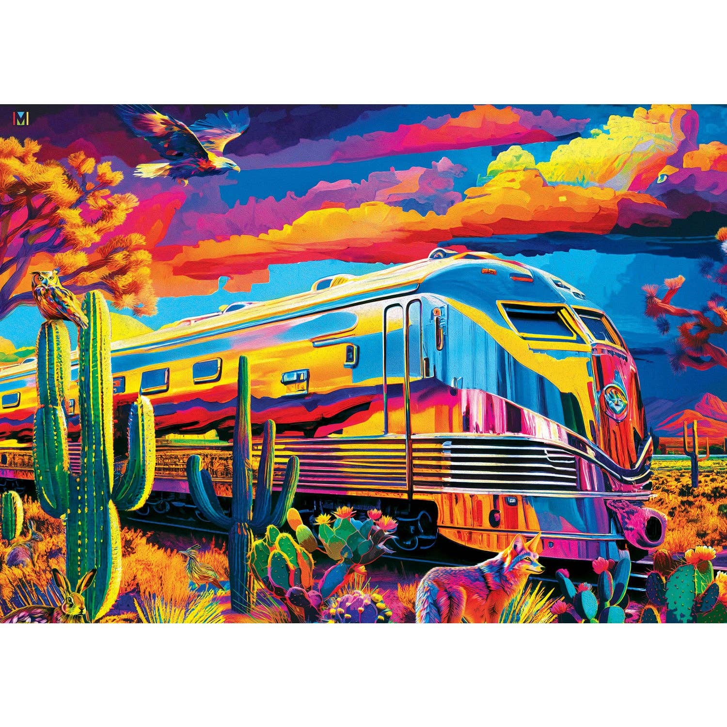Roadsides of the Southwest - Desert Express 500 Piece Puzzle by Masterpieces Puzzles