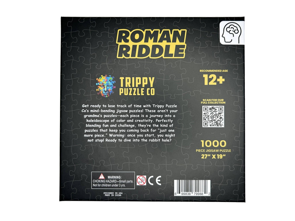 Roman Riddle 1000 Piece Jigsaw Puzzle | Trippy Puzzle Co