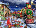 Santa Express 1000 Piece Jigsaw Puzzle by Springbok Puzzles - A Festive Holiday Puzzle