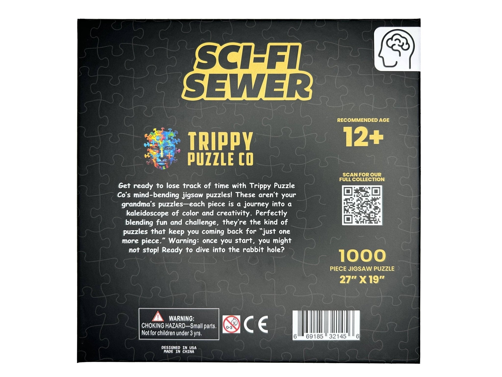 Sci-Fi Sewer 1000 Piece Jigsaw Puzzle | Trippy Puzzle Co