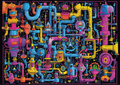 Sci-Fi Sewer 1000 Piece Jigsaw Puzzle | Trippy Puzzle Co