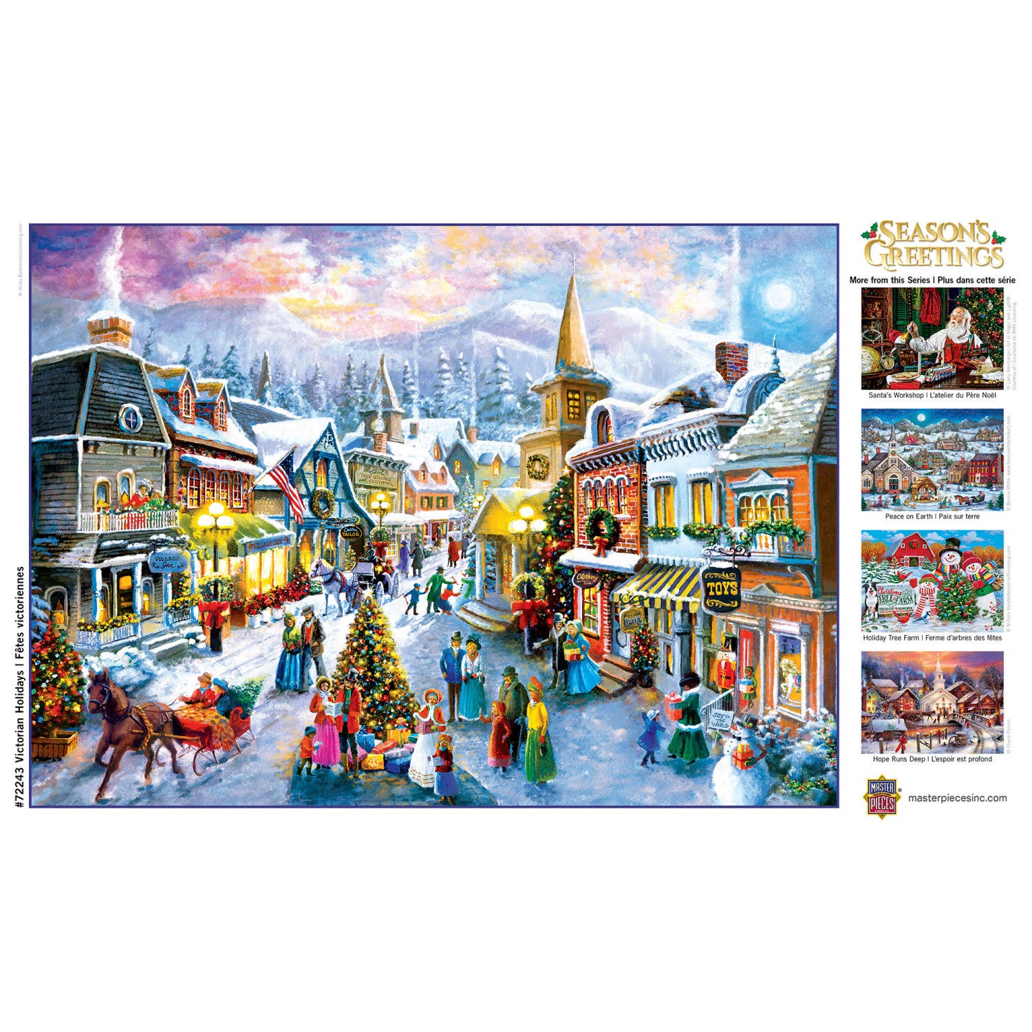 Season's Greetings - Victorian Holidays 1000 Piece Puzzle by MasterPieces
