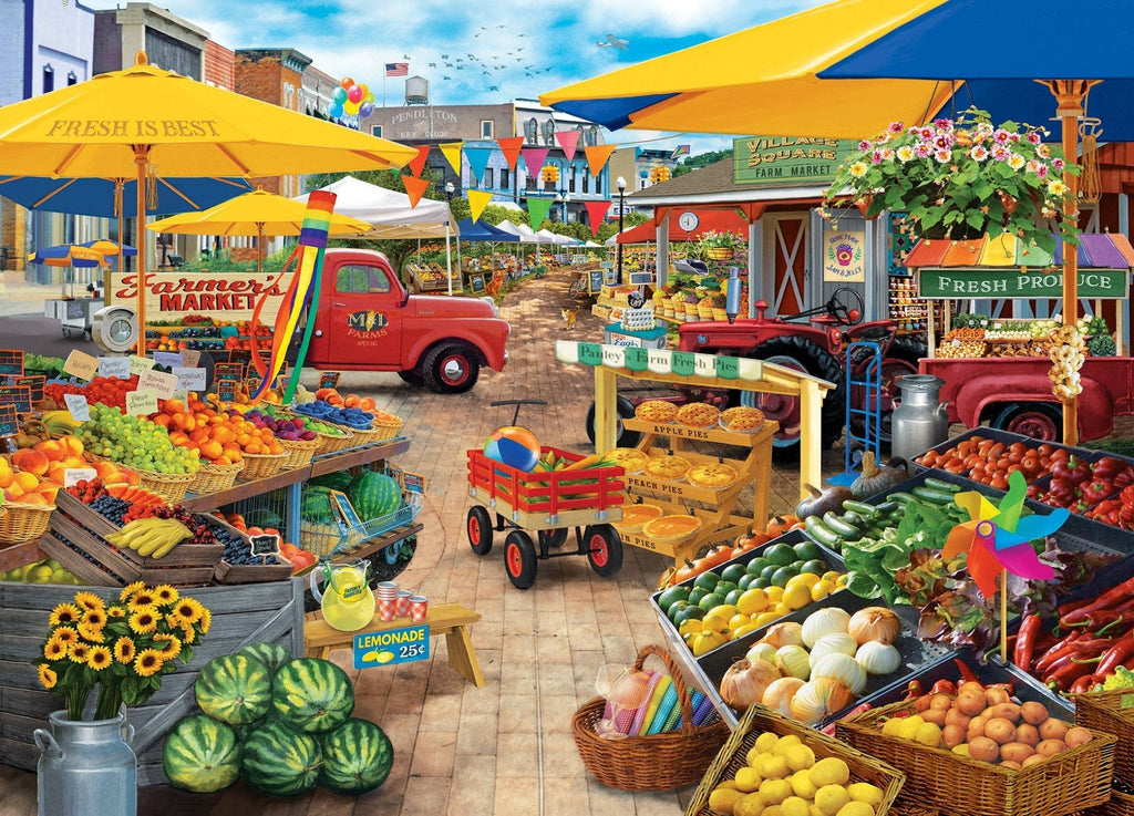 Seek & Find - Market Square 1000 Piece Jigsaw Puzzle
