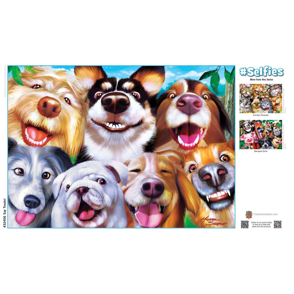 Selfies Say Treats! 500 Piece Puzzle by Masterpieces Puzzles