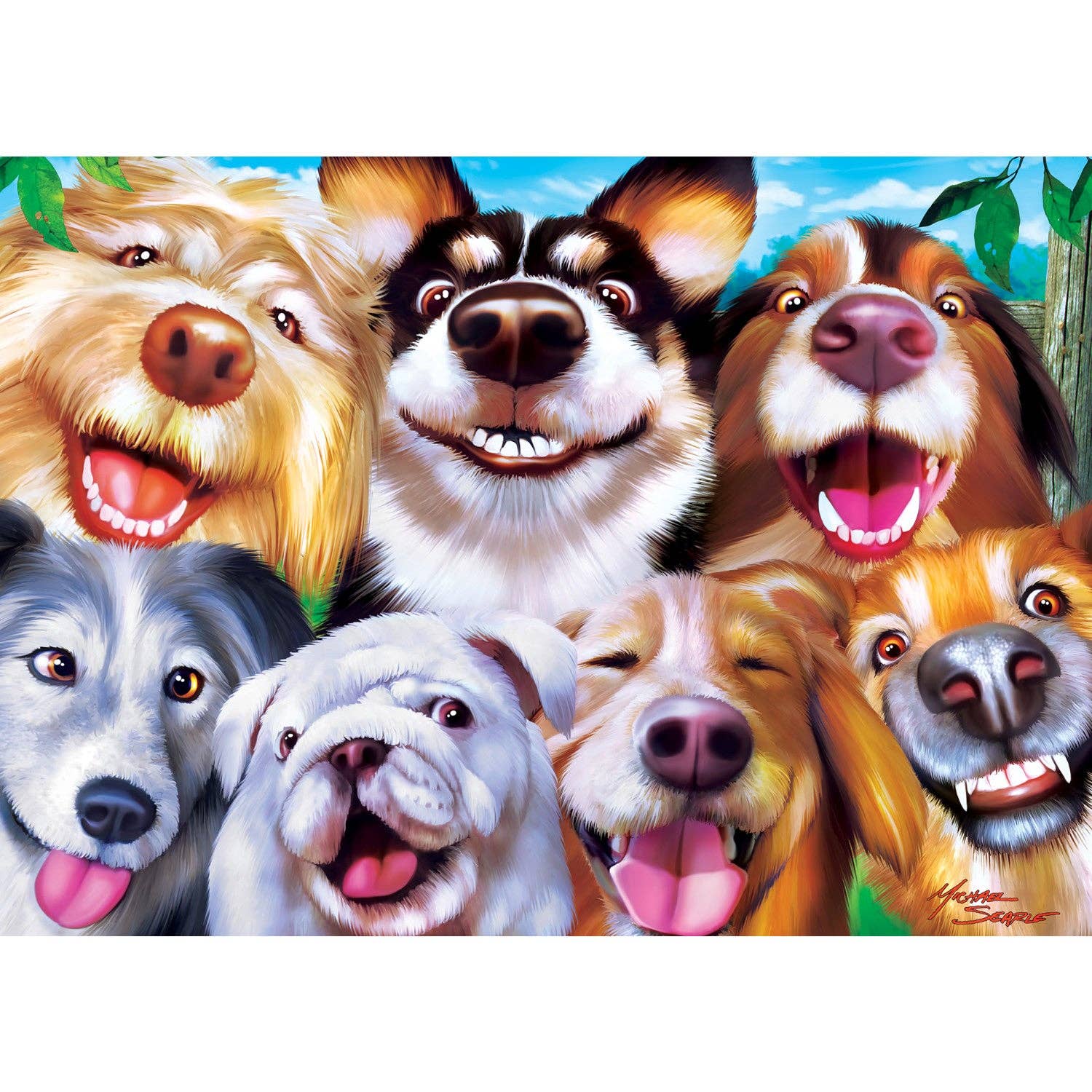 Selfies Say Treats! 500 Piece Puzzle by Masterpieces Puzzles