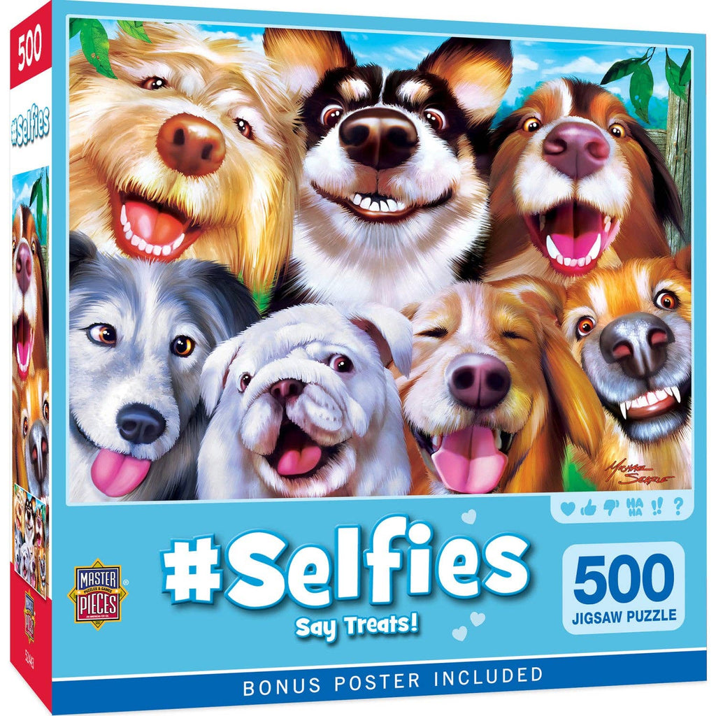 Selfies Say Treats! 500 Piece Puzzle by Masterpieces Puzzles