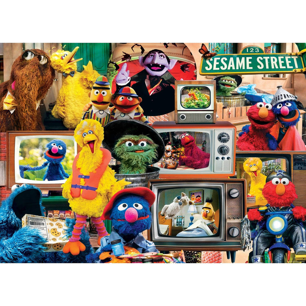 Sesame Street - Big Bird's Block Party 1000 Piece Puzzle by Masterpieces Puzzles