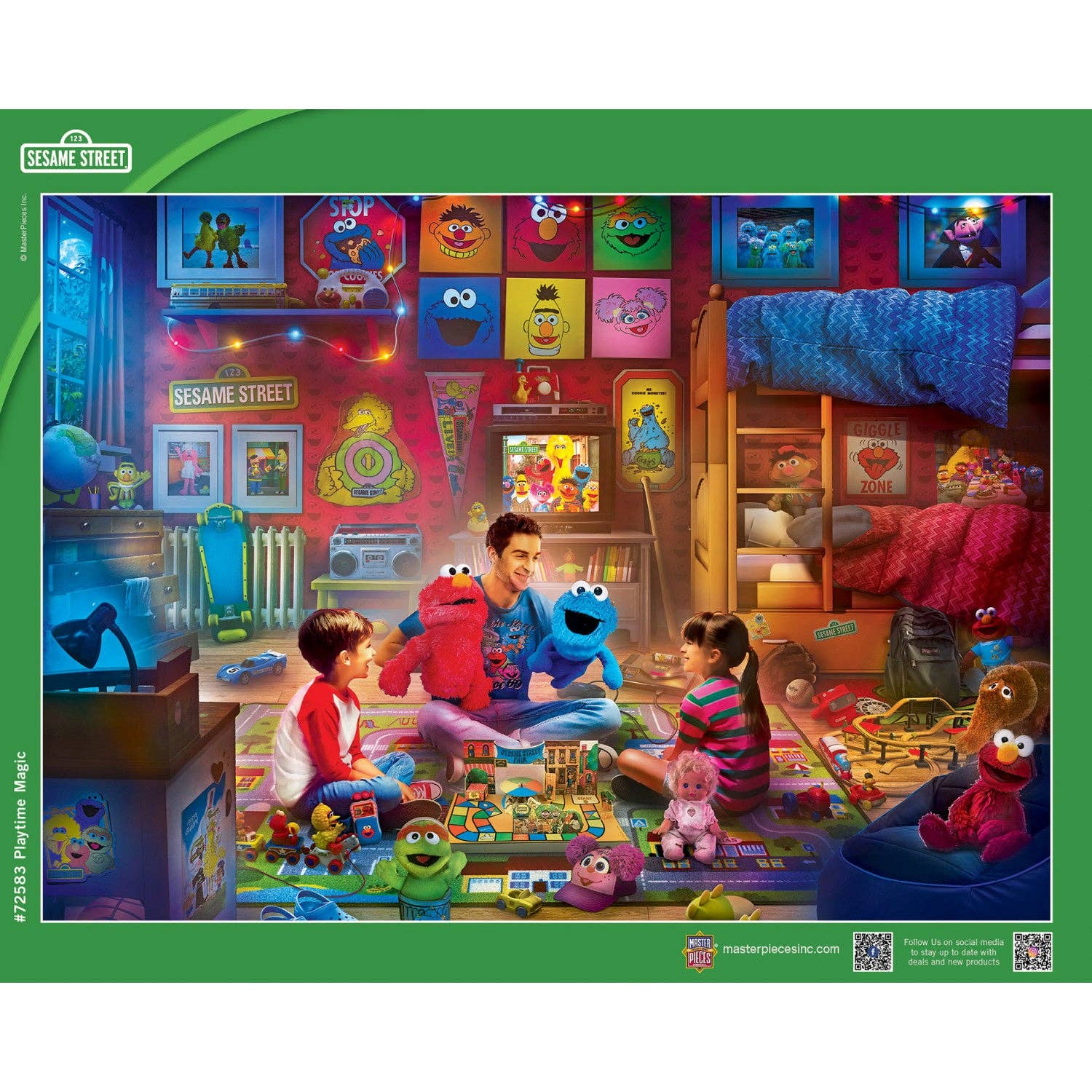 Sesame Street - Playtime 1000 Piece Jigsaw Puzzle | Masterpieces