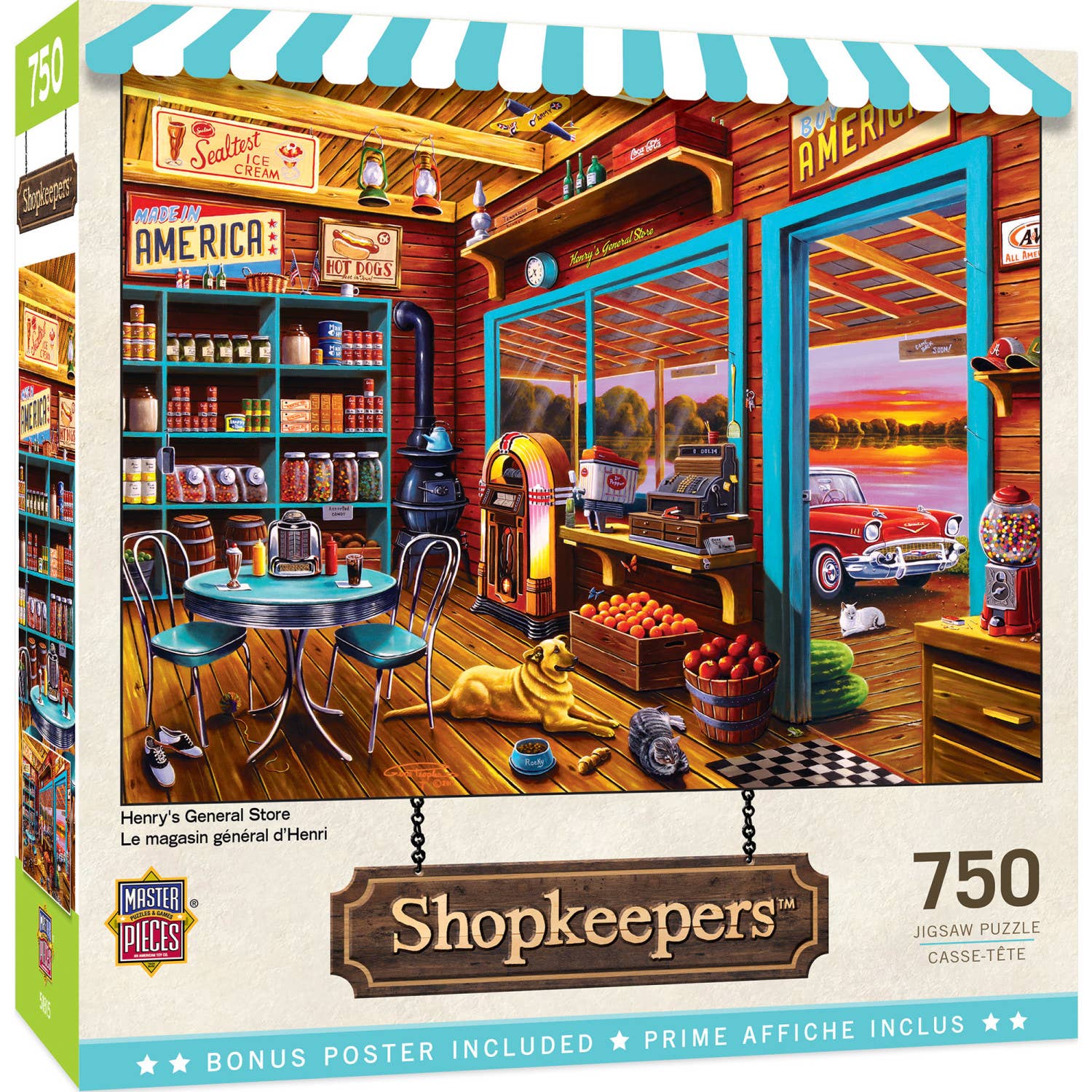 Shopkeepers - Henry's General Store 750 Piece Puzzle by Masterpieces Puzzles