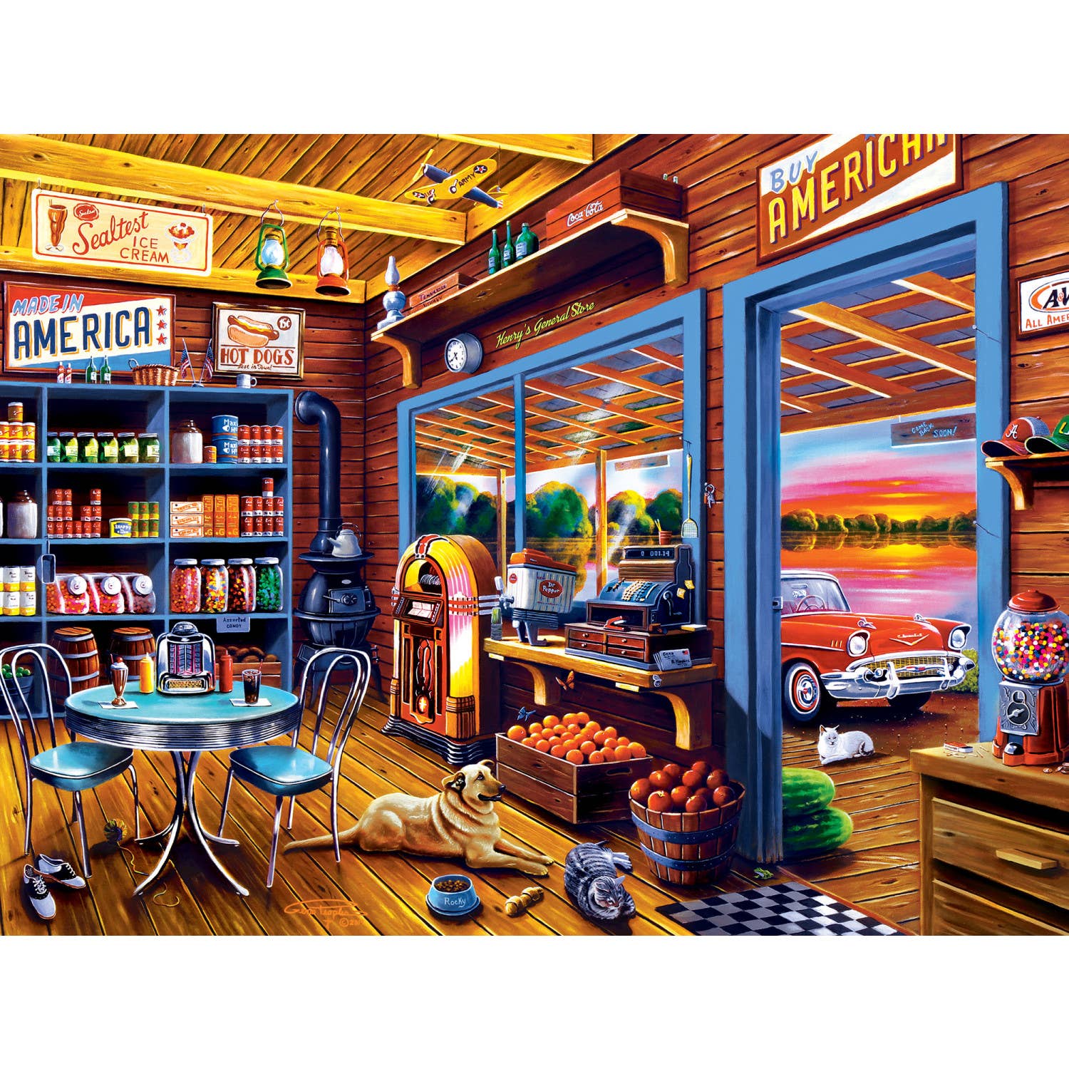 Shopkeepers - Henry's General Store 750 Piece Puzzle by Masterpieces Puzzles