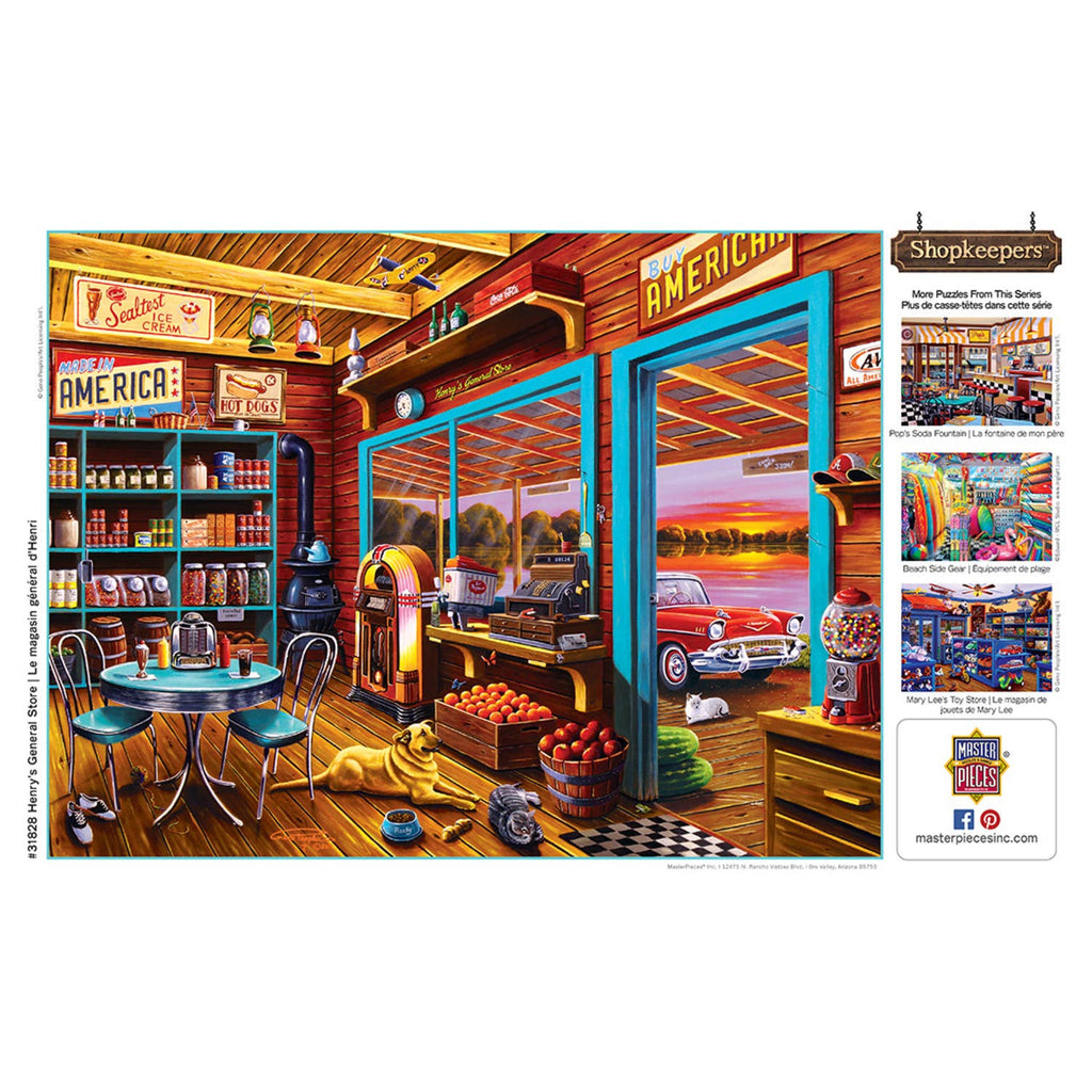 Shopkeepers - Henry's General Store 750 Piece Puzzle by Masterpieces Puzzles