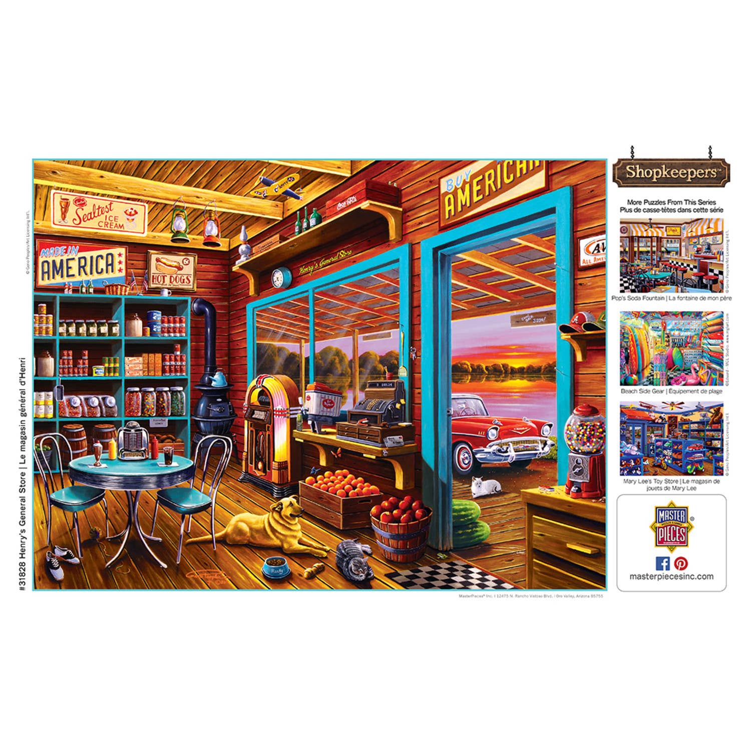 Shopkeepers - Henry's General Store 750 Piece Puzzle by Masterpieces Puzzles