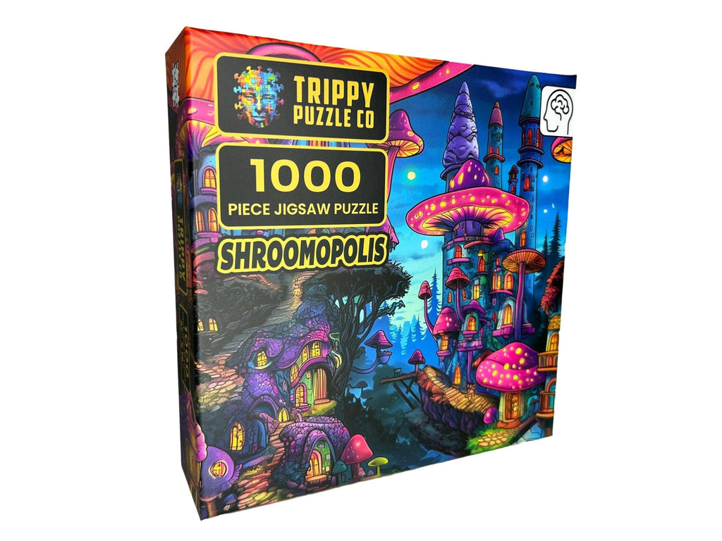 Shroomopolis Adult 1000 Piece Jigsaw Puzzle | Trippy Puzzle Co