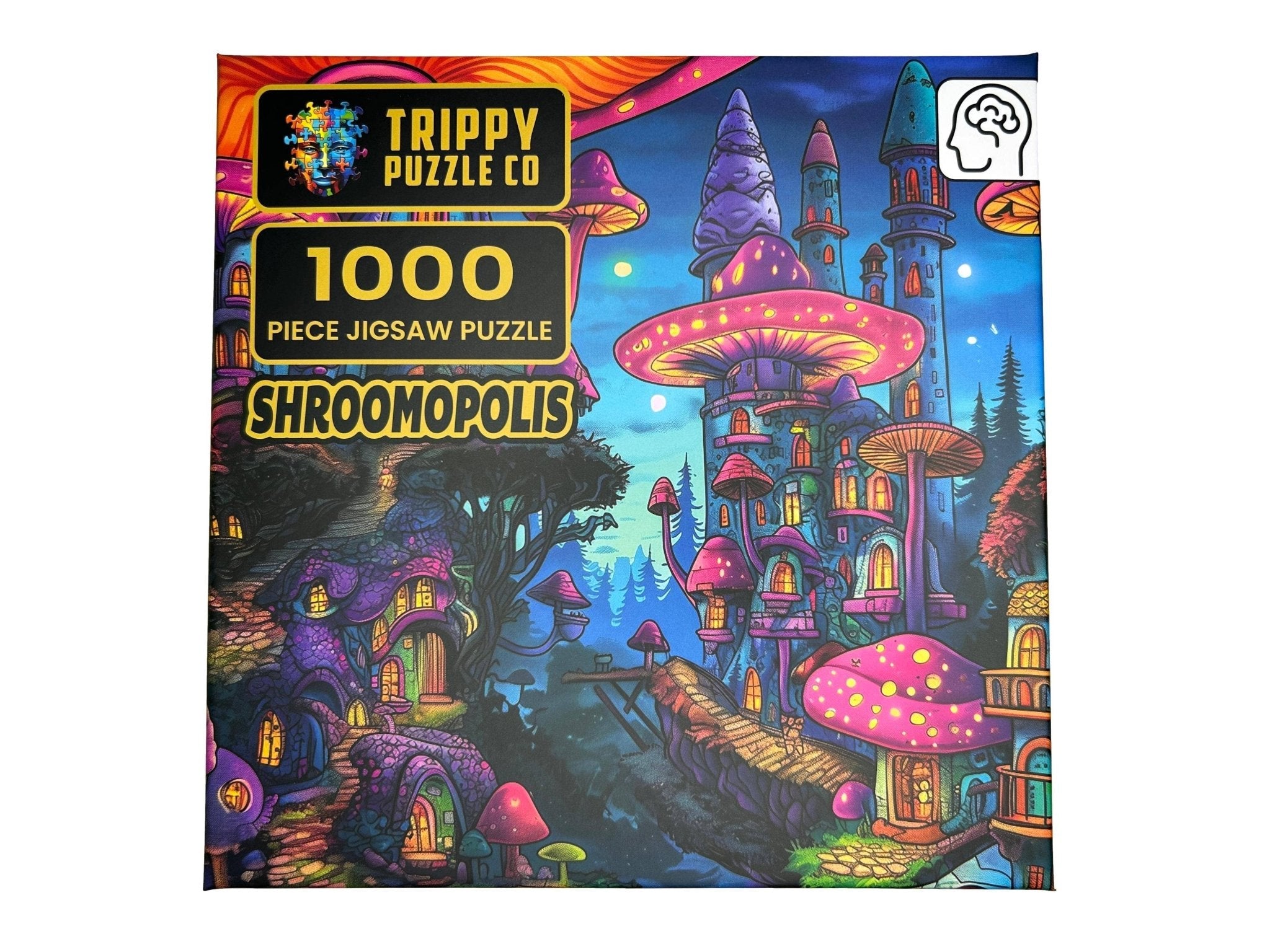 Shroomopolis Adult 1000 Piece Jigsaw Puzzle | Trippy Puzzle Co