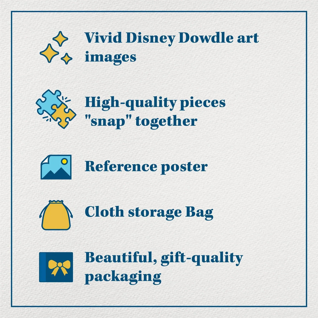 Snow White Dancing with the Dwarfs 500 Piece Jigsaw Puzzle by Dowdle and Disney