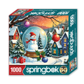 Snowman Snow Globe 1000 Piece Jigsaw Puzzle | Springbok Puzzles