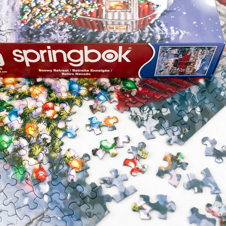 Snowy Retreat 1000 Piece Jigsaw Puzzle by Springbok Puzzles