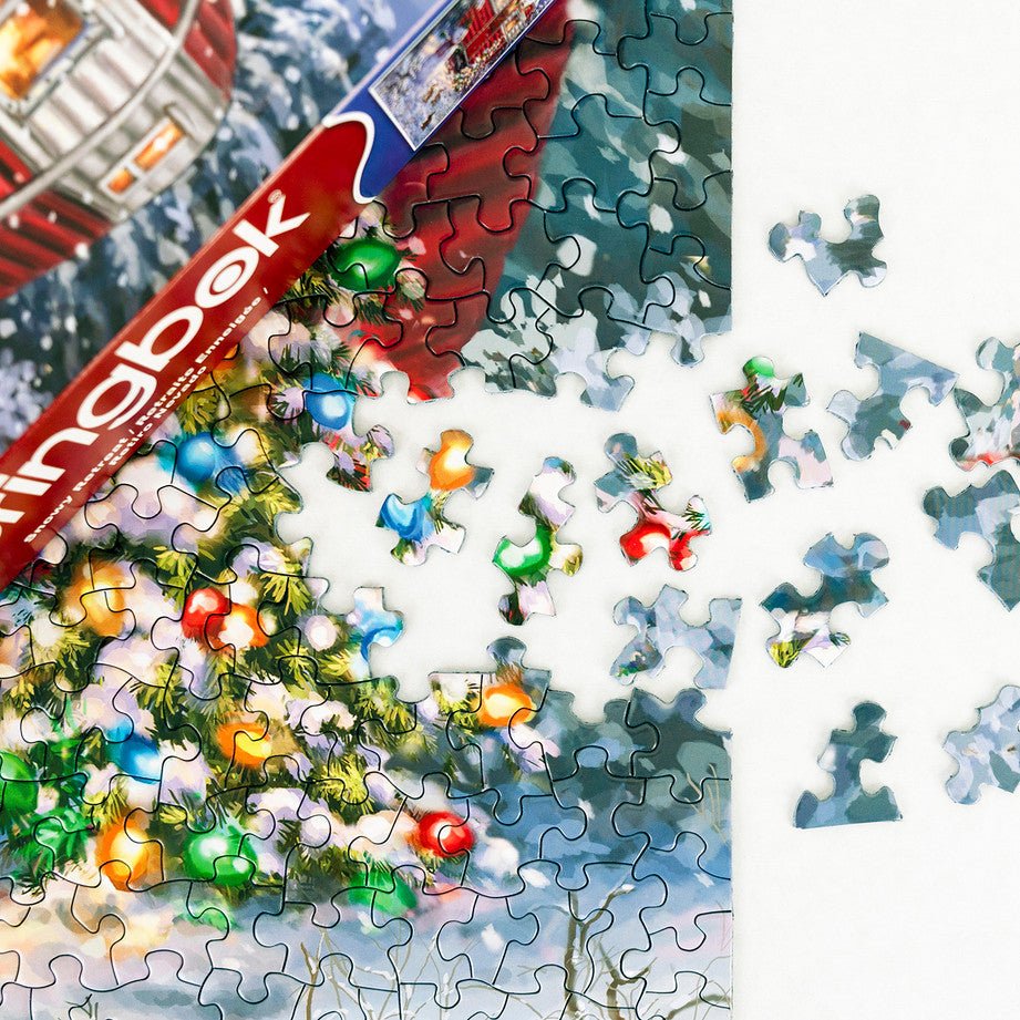 Snowy Retreat 1000 Piece Jigsaw Puzzle by Springbok Puzzles
