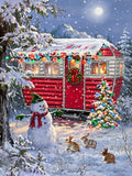 Snowy Retreat 1000 Piece Jigsaw Puzzle by Springbok Puzzles
