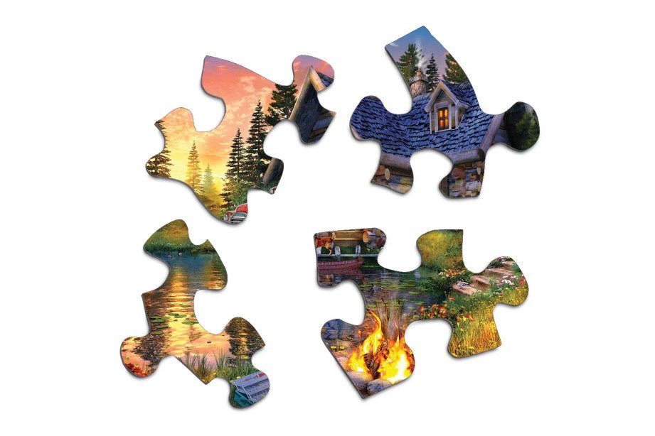 Sun Kissed Cabin 500 Piece Jigsaw Puzzle by Springbok Puzzles